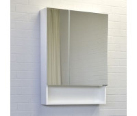 Зеркало-шкаф Comforty Никосия-60 белый глянец 