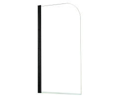 Шторка для ванны распашная Azario Merrit 80х140 AZ-NF6211 800 BLACK цвет профиля черный