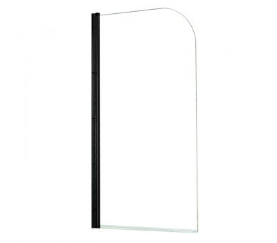 Шторка для ванны распашная Azario Merrit 80х140 AZ-NF6211 800 BLACK цвет профиля черный