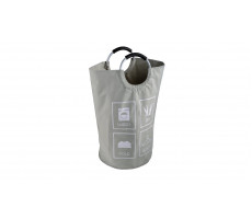 Корзина для белья FIXSEN LOFT STYLE с алюминиевыми ручками серая FX-1011 Корзина для белья FIXSEN LOFT STYLE с алюминиевыми ручками серая FX-1011