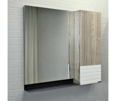 Зеркало-шкаф Comforty Страсбург-90 дуб дымчатый 00-00006573 