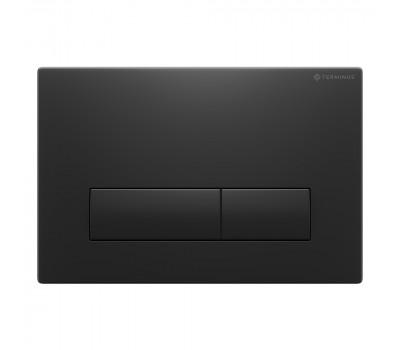 Клавиша смыва Terminus 72K24х16B, черный 