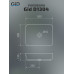Раковина Gid D1304 51197 накладная ,белая 