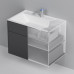 База под раковину подвесная AM.PM Inspire V2.0 M50AFHX0803GM Графит матовый 