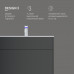 База под раковину подвесная AM.PM Inspire V2.0 M50AFHX0803GM Графит матовый 