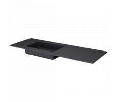 Раковина-моноблок Armadi Art QUATRO 140 ANTHRACITE (раковина слева) 793-140-A-L 