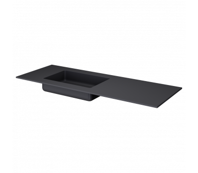 Раковина-моноблок Armadi Art QUATRO 140 ANTHRACITE (раковина слева) 793-140-A-L 