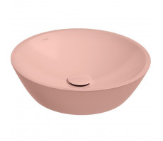 Раковина ISVEA SistemaY Soft накладная ШГВ 450*450*120 отверстия для смесителя отсутствуют цвет лососевый матовый 10SY66045-2S 