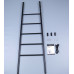 Полотенцесушитель электрический ABBER Treppe AH4705MB черный матовый 