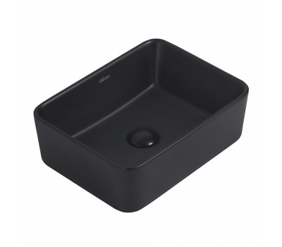 Раковина накладная ABBER Rechteck AC2213MB черная матовая  Раковина накладная ABBER Rechteck AC2213MB черная матовая