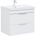 Тумба с раковиной Aquanet Ирис new 70 подвесная 2 ящ. цв. белый глянец 00312428 Тумба с раковиной Aquanet Ирис new 70 подвесная 2 ящ. цв. белый глянец 00312428