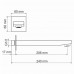 Излив WasserKRAFT Exter 1600 A107 Светлая бронза 