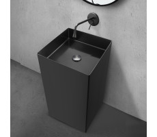 Раковина отдельностоящая ABBER Wasser Kreis AF2413MB черная матовая Раковина отдельностоящая ABBER Wasser Kreis AF2413MB черная матовая