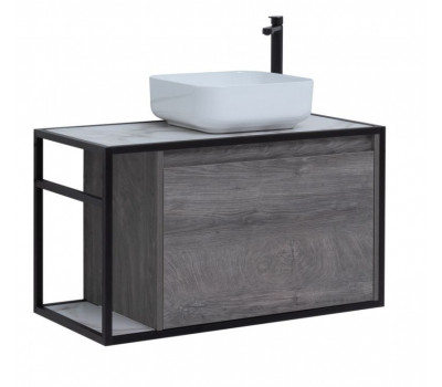 Тумба под раковину Aquanet Nova Lite Loft 90 R дуб рошелье 