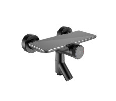 Смеситель для ванны IDDIS Shelfy с управлением Push Control SHEBLBTi02WA черный матовый