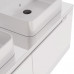 Тумба под раковину подвесная Dreja W 125 см, белый