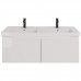 Тумба под раковину подвесная Dreja W 125 см, белый