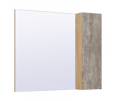 Зеркальный шкаф Runo дуб серый Мальта 85 (00-00001104) 