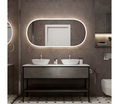 Зеркало с теплой подсветкой ART&MAX Bari 700х1500 White AM-Bar-700-1500-DS-C-White 