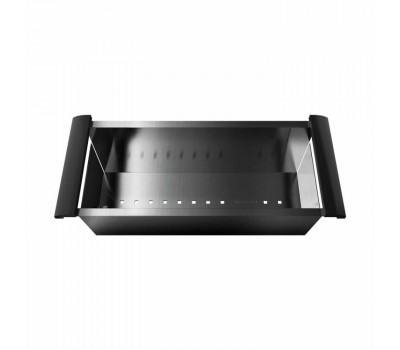 Коландер OMOIKIRI CO-02-PVD-GM, размер 425*190*111, цвет-вороненая сталь 4999004 