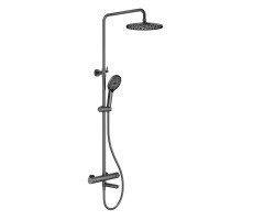 Душевая система Splenka с термостатом для ванны S223.26.09 графит Душевая система Splenka с термостатом для ванны S223.26.09 графит