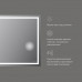 Универсальное зеркало с контурной Led-подсветкой, часами и косметическим зеркалом, 100 см AM.PM Gem M91AMOX1003WG  