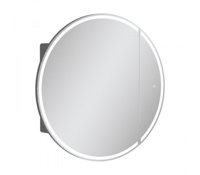 Зеркальный шкаф EQUIL Smile LED D800 подвесной графит софт 