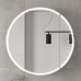 Зеркальный шкаф EQUIL Smile LED D800 подвесной графит софт 