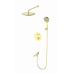 Душевая система с термостатом встраиваемая Wonzon & Woghand, Брашированное золото WW-88929010-BG 