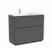 Тумба напольная SANCOS Folk Floor левая 995х445х850, c двумя ящиками оснащенными доводчиками, Grey soft, арт.FL100FLGS Тумба напольная SANCOS Folk Floor левая 995х445х850, c двумя ящиками оснащенными доводчиками, Grey soft, арт.FL100FLGS