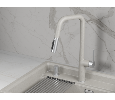 Смеситель для кухни GRANULA 9011, БАЗАЛЬТ 