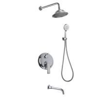 Душевой комплект ТИФАНИ A800/9143-3 хром Bronze de Luxe 