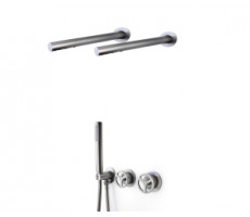 Душевой комплект встраиваемый ЛИБЕРТИ 5011GG-F графит Bronze de Luxe 