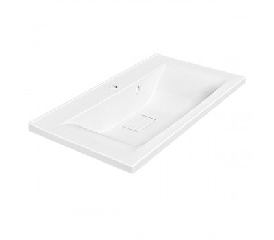 Раковина Vincea VCB-3M800W из искуственного камня, цвет белый 