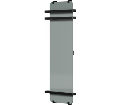 Полотенцесушитель электрический Allen Brau Infinity 140x44 с зеркалом, рейлингом 2.0, черный матовый Полотенцесушитель электрический Allen Brau Infinity 140x44 с зеркалом, рейлингом 2.0, черный матовый