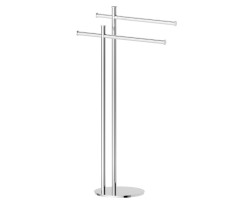 Держатель для полотенец отдельностоящий Newform Accessori tondi 67270.21.018 Хром 