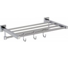 Полка для полотенец 40 см 3 крючка Savol 95 S-409544 хром Полка для полотенец 40 см 3 крючка Savol 95 S-409544 хром