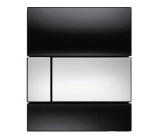 Панель смыва для писсуара, стекло черное, цвет: хром глянцевый TECE TECEsquare 9242807 Панель смыва для писсуара, стекло черное, цвет: хром глянцевый TECE TECEsquare 9242807