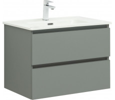 Тумба с раковиной Aquanet Вега 2.0 70 2 ящ. цв.мисти грин (раковина Flat) 00344770 Тумба с раковиной Aquanet Вега 2.0 70 2 ящ. цв.мисти грин (раковина Flat) 00344770