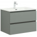 Тумба с раковиной Aquanet Вега 2.0 70 2 ящ. цв.мисти грин (раковина Flat) 00344770 Тумба с раковиной Aquanet Вега 2.0 70 2 ящ. цв.мисти грин (раковина Flat) 00344770