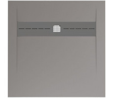 Душевой поддон Allen Brau Infinity 90x90 8.21001-PGM платина 