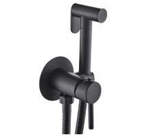 Смеситель скрытого монтажа с гигиеническим душем SMH01Black ESKO 