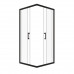 Душевая ширма Фикс-Блэк 100*100, квадрат  Triton pro Щ0000073523 