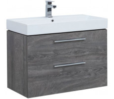 Тумба под раковину Aquanet Nova 85 (Slim Synergy) дуб рошелье, 2 ящика 
