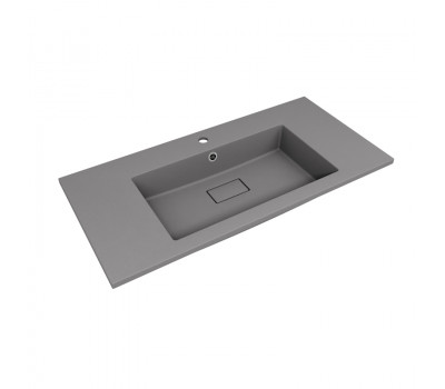Раковина Florentina Персона 100 см 10.240.01000.307, серый шёлк 