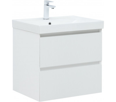 Тумба с раковиной Aquanet Альтера 60 цв. белый матовый 00340885 