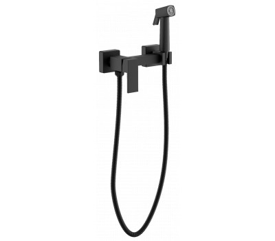 Смеситель BELZ с гигиенической лейкой черный B55806-7 черный матовый 
