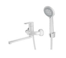 Смеситель для ванны Prohanss P64.22.08, белый Смеситель для ванны Prohanss P64.22.08, белый