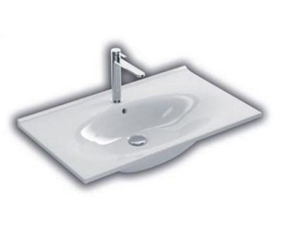 Раковина Hatria Y1AB01 LE FIABE размер 81х48.5, белая Раковина Hatria Y1AB01 LE FIABE размер 81х48.5, белая