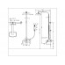 Душевой гарнитур Bravat F956101C-A-ENG Хром 